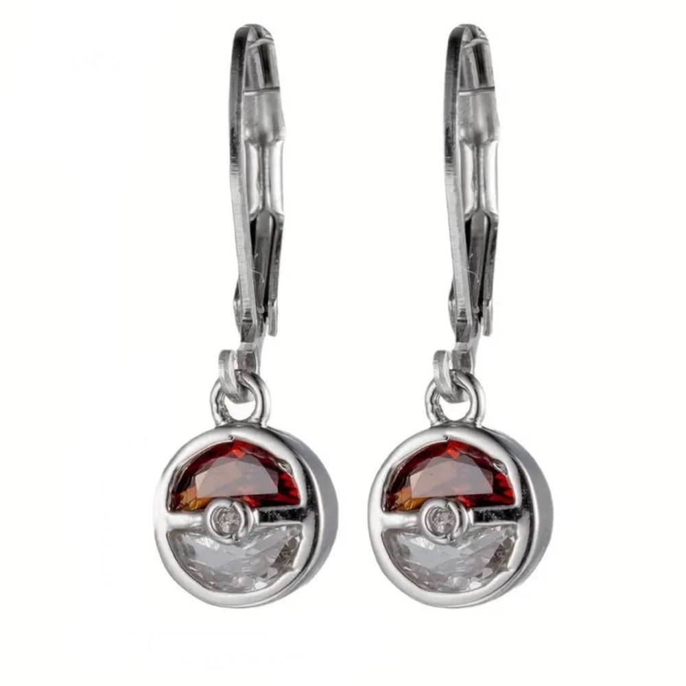 Pokeball-Inspired Earrings